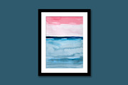 About Sunset, Watercolor Scenery, a Background Graphic by Marmoris.Arts (Thumbnail 7 of 17)