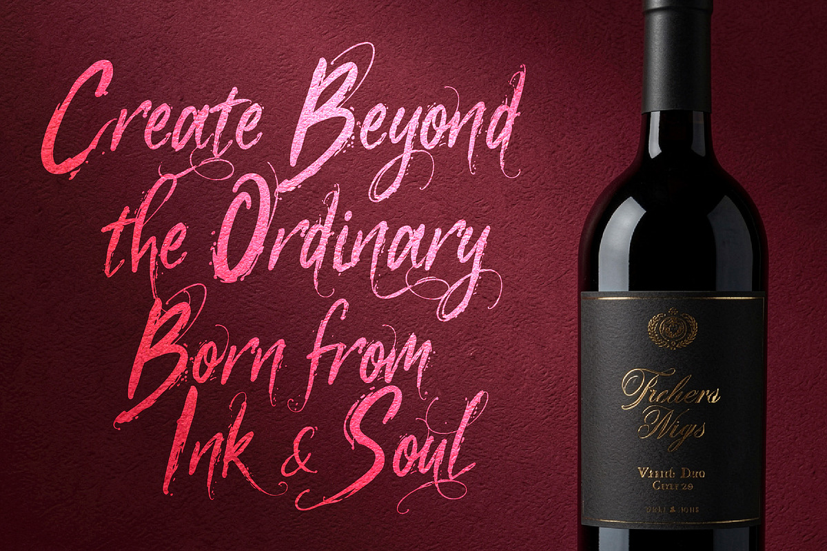 Eurama Ultura - Expressive Script, a Handwritten Font by HypeWorksCo (Photo 3 of 17)
