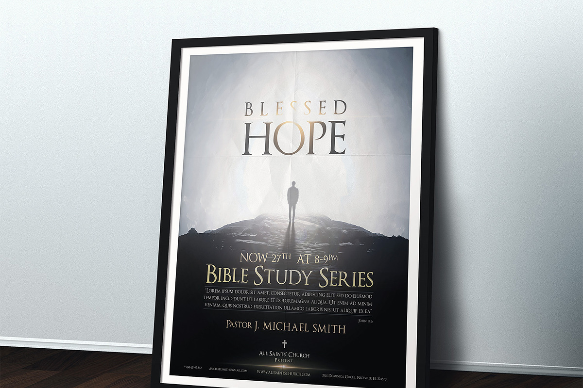Blessed Hope Church Flyer, a Flyer Template by CREATIVE DUDE (Photo 4 of 4)