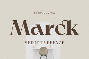 Marck _ Modern Typeface