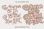 Margoon Graffiti Display Handmade, a Handwritten Font by Maulana Creative (Thumbnail 4 of 7)