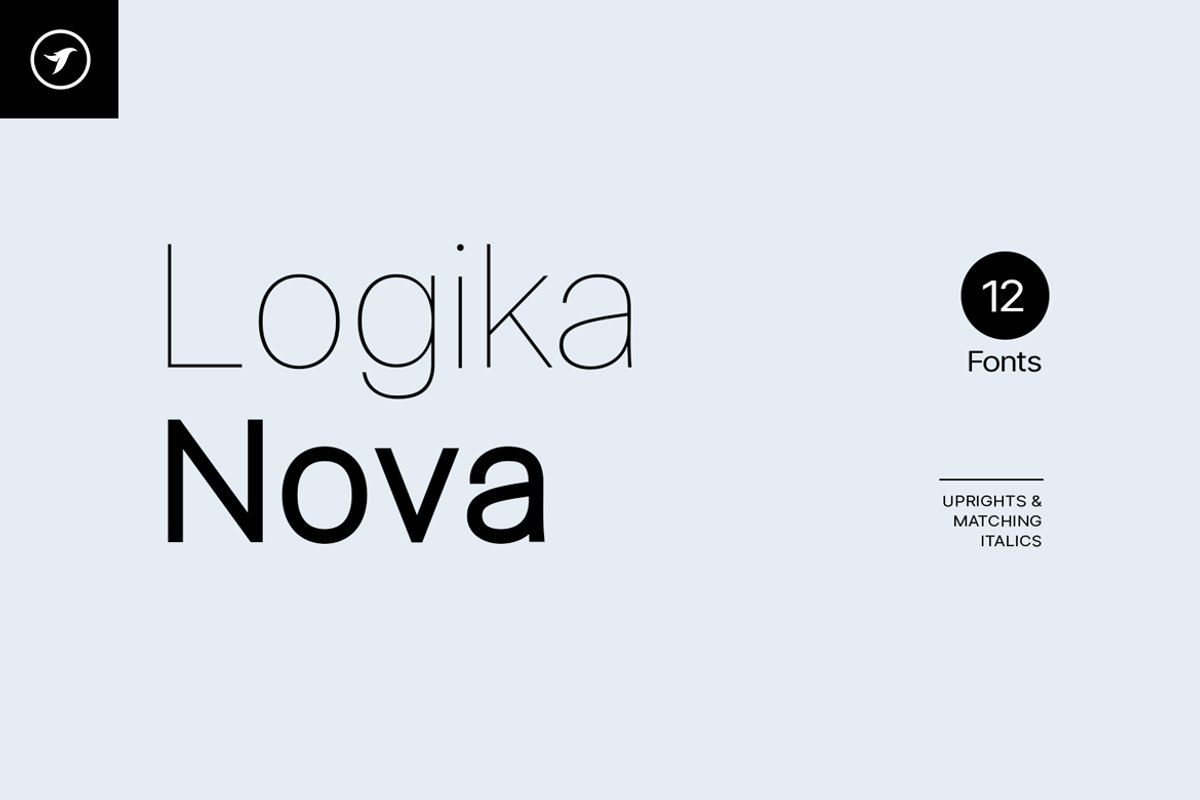 LOGIKA NOVA - Minimalist Font Family, a Sans Serif Font by Designova® (Photo 1 of 11)