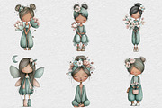 Whimsical Spring Fairy Clipart, an Illustration by DreamCafeArt (Thumbnail 3 of 6)