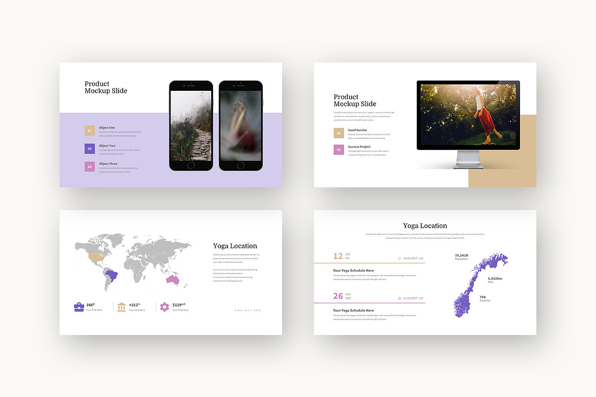 Puy : Yoga Class Promo Google Slides preview 8