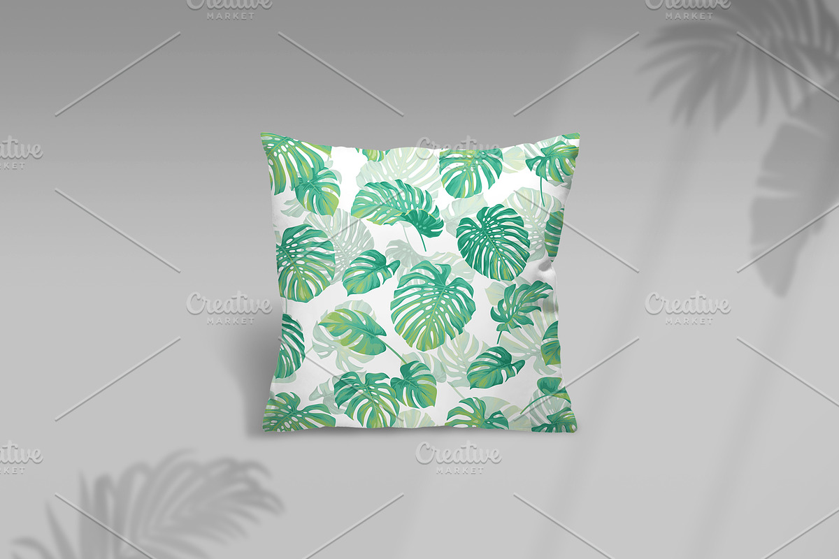 Monstera plant pattern., a Pattern Graphic by Anna Smirnova (Photo 6 of 6)