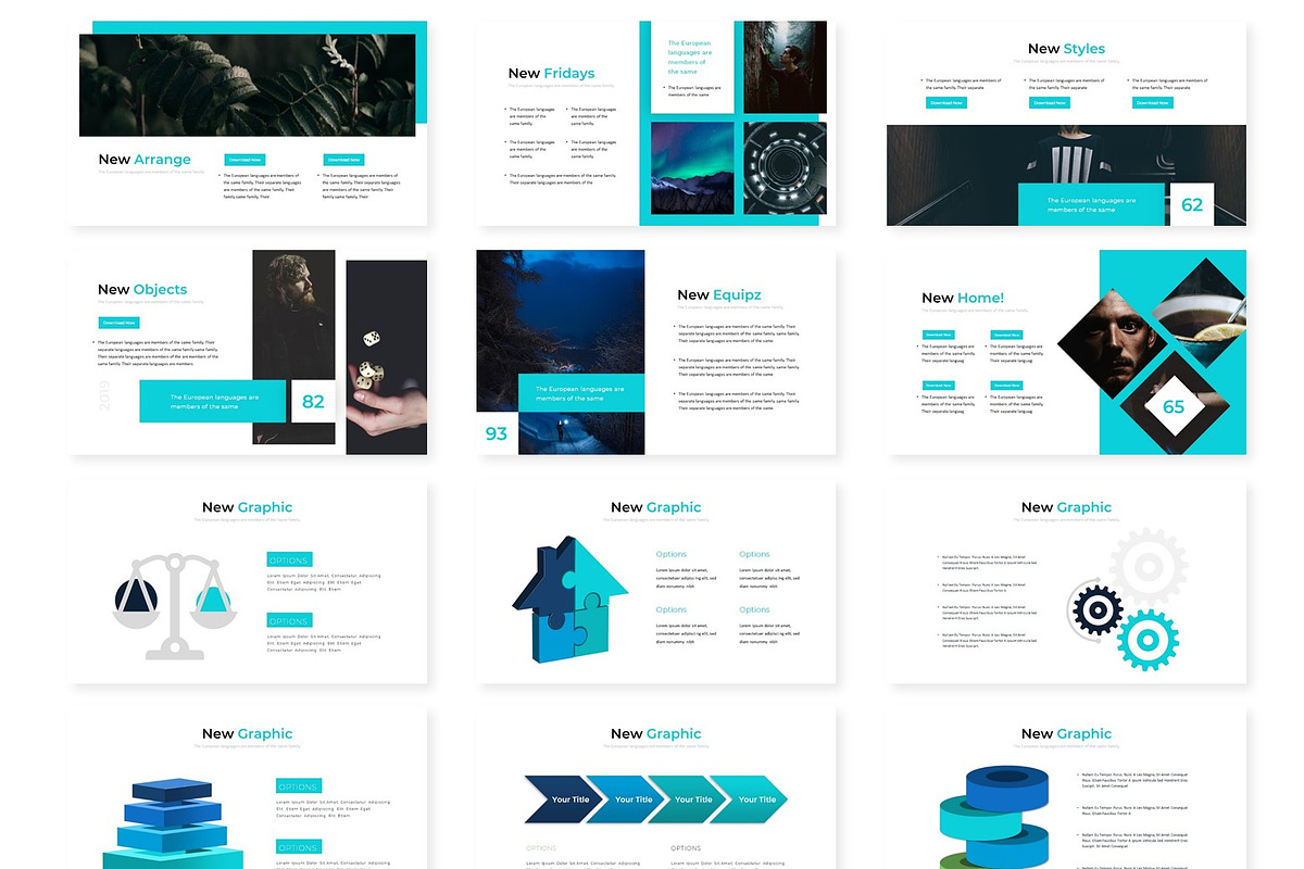 The Style - Powerpoint Template, a Presentation Template by AQR Studio