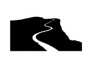 Lighthouse Cliff Silhouette Bundle, a Graphic by hafijul (Thumbnail 5 of 14)