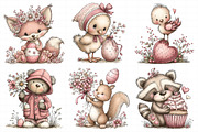 Whimsical Easter Animal Clipart, an Illustration by Daily.Designs (Thumbnail 4 of 8)