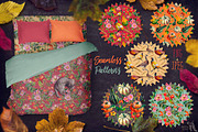 Watercolor Rosehip & Pumpkins Set, an Illustration by Fluffy Unicorn (Thumbnail 3 of 9)
