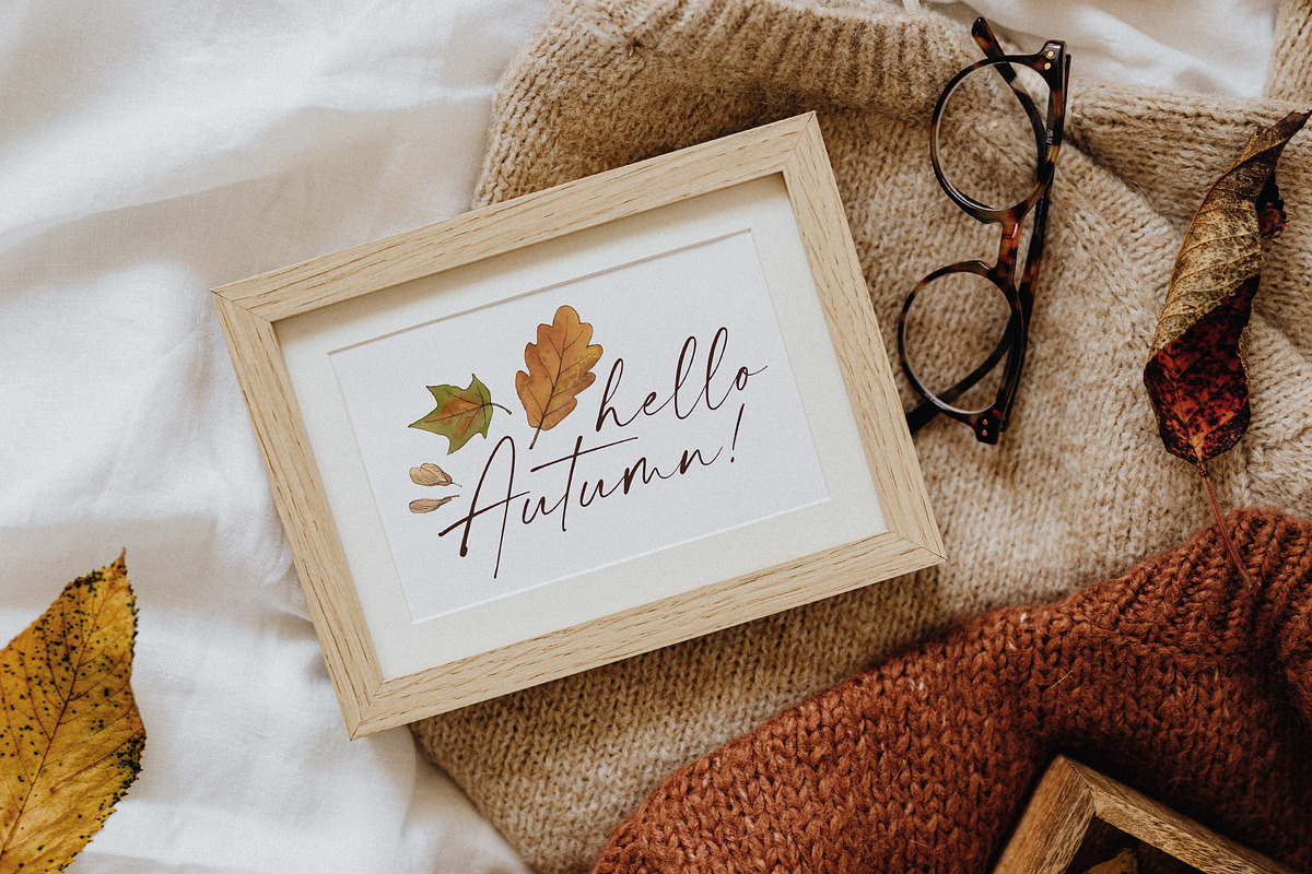 AUTUMN ESSENTIALS fashion watercolor, an Object Illustration by alenaganzhela (Photo 14 of 14)