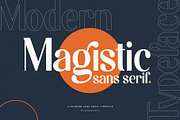 Magistic Elegant Sans Serif Font, a Sans Serif Font by Graphicxell (Thumbnail 1 of 6)
