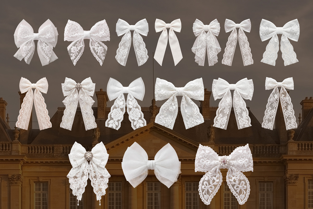 Vintage Lace Frames, Doilies & Bows, an Object Graphic by OliaMuseDesign (Photo 9 of 10)