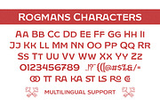 Rogman - Display Font, a Font by Letterhend Studio (Thumbnail 5 of 9)