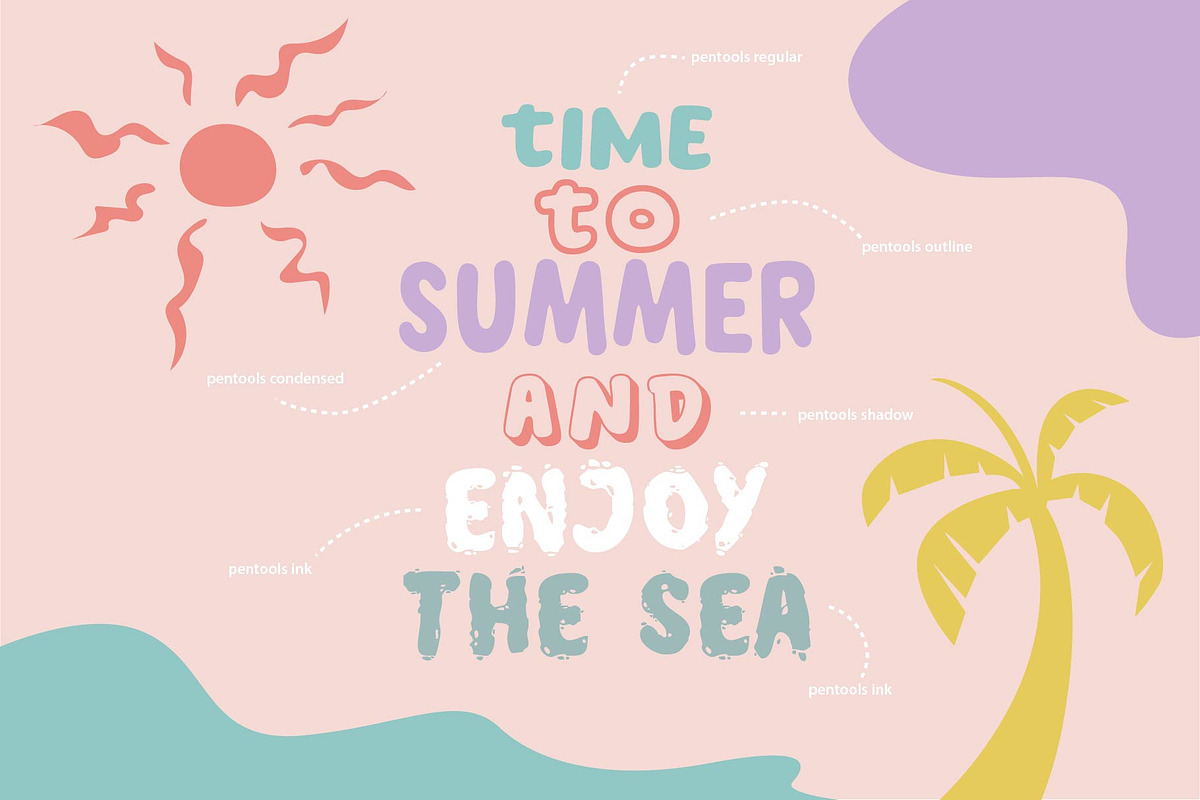 PENTOOLS - Display Font, a Font by Olexstudio (Photo 2 of 10)