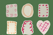 Hand Cut Paper Frames & Cards, an Object Graphic by divanovskaya_nv (Thumbnail 6 of 14)