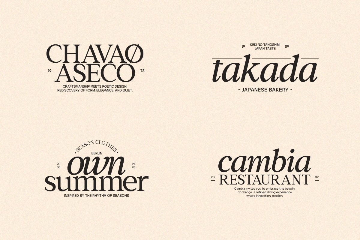 GC Chief Ranced – Serif Elegant Font, a Serif Font by Glyphonic (Photo 10 of 15)