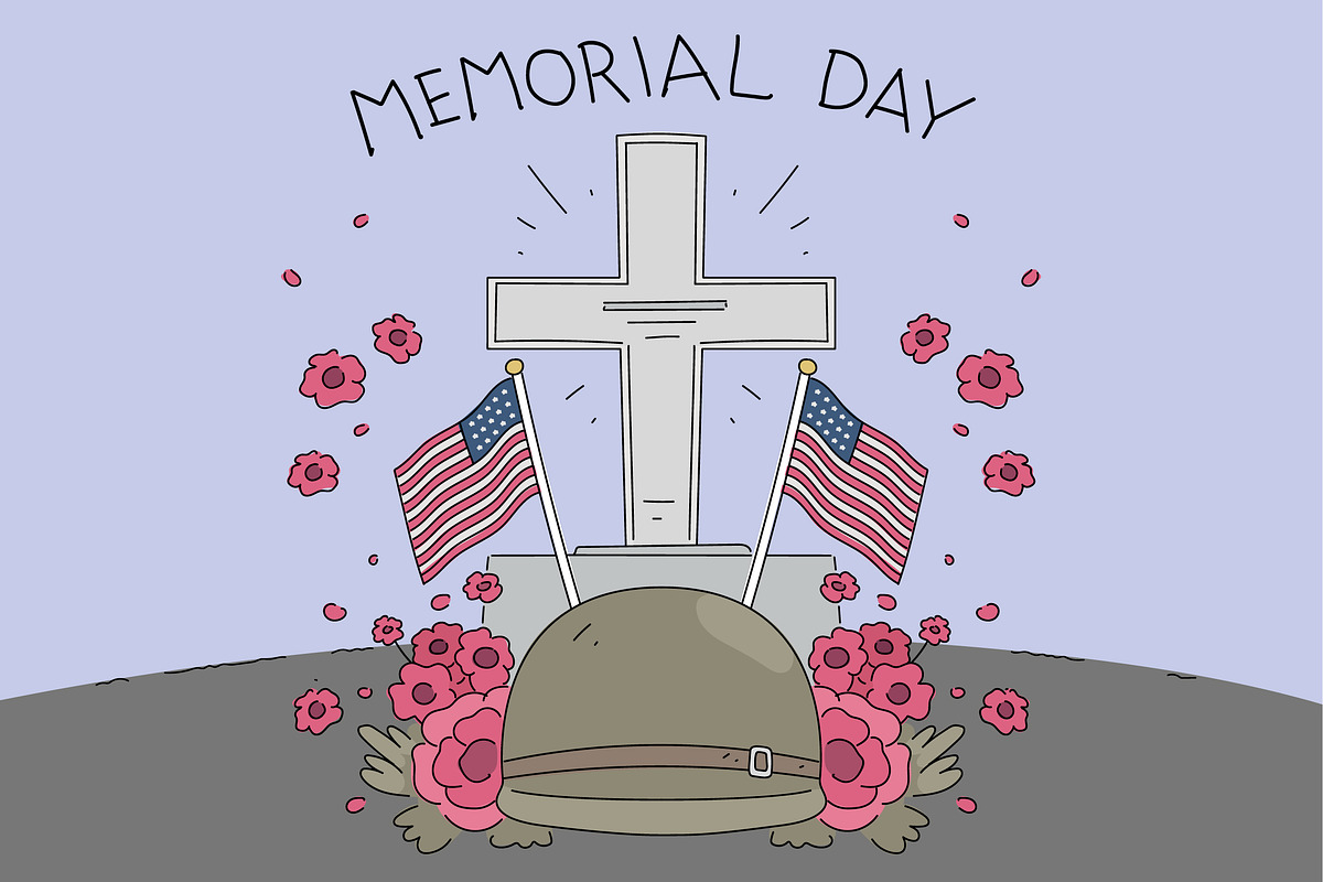 Memorial Day Tribute Set, an Illustration by Bekeen.co (Photo 5 of 5)