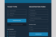 Event Registration Landing Page, a Landing Page Template by MightyDesign (Thumbnail 5 of 9)