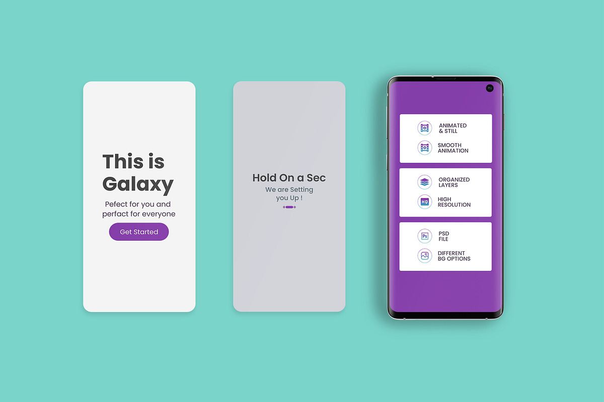 Animated Phone App Screen Mockup, a Device Mockup by Modern Studio