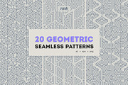 Geometric Seamless Patterns, a Pattern Graphic by dvtchk (Thumbnail 5 of 6)