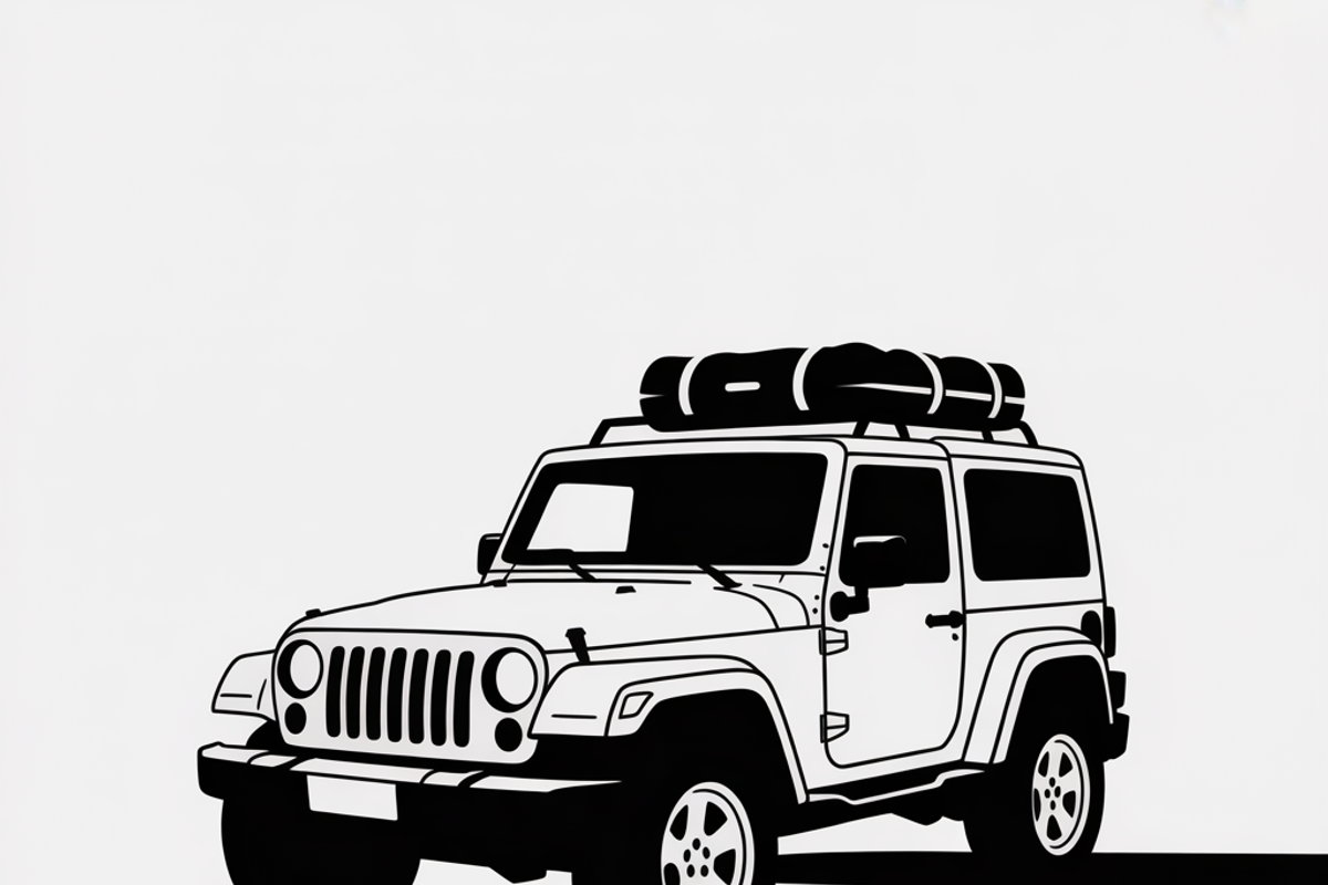 Jeep Vector Traveled design, perfect, an Illustration by Amazin_art (Photo 2 of 9)