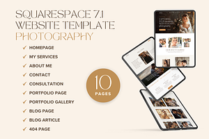 Squarespace Template Photographers