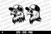 Cool bald eagle mascot, an Animal Illustration by Vectorhight (Thumbnail 3 of 3)