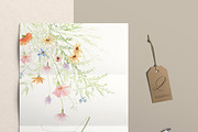 Watercolor AIRY WILDFLOWER Clipart, a Decorative Illustration by Beigetime (Thumbnail 4 of 16)