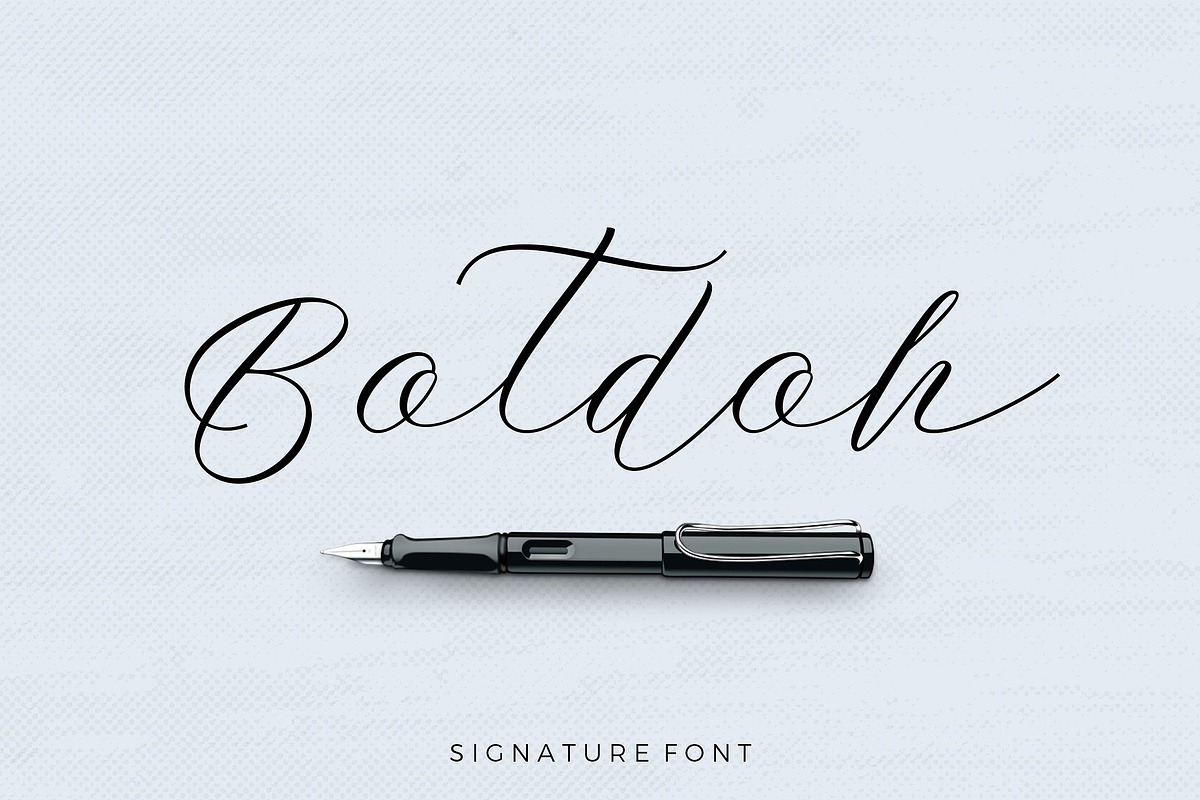 Botdoh, a Font by Aantebas (Photo 1 of 10)