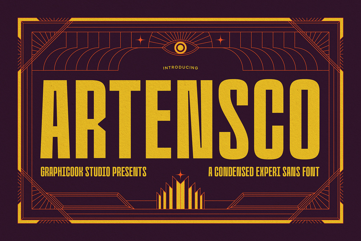 Artensco, a Sans Serif Font by graphicook (Photo 1 of 10)