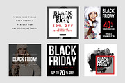 Black Friday Social Media Banner V2, a Social Media Template by MinimalStudioCo (Thumbnail 4 of 6)
