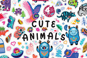150+ Cute Animal Stickers, a Solid Icon by PenguinHouse (Thumbnail 1 of 4)