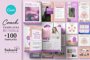 Life Coach Canva Templates Bundle