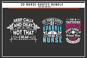 Nurse 20 quotes t shirt bundle, a Graphic by Uniquesvg99 (Thumbnail 6 of 8)