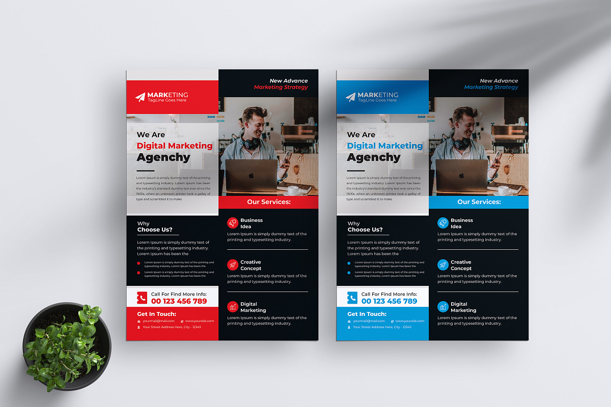 Corporate Theme Business Flyer, a Flyer Template by Graphiexperto (Photo 6 of 6)