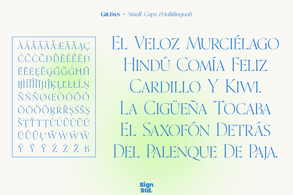 Gildan - Extra Light with Italic, a Serif Font by Sign Studio (Photo 8 of 10)