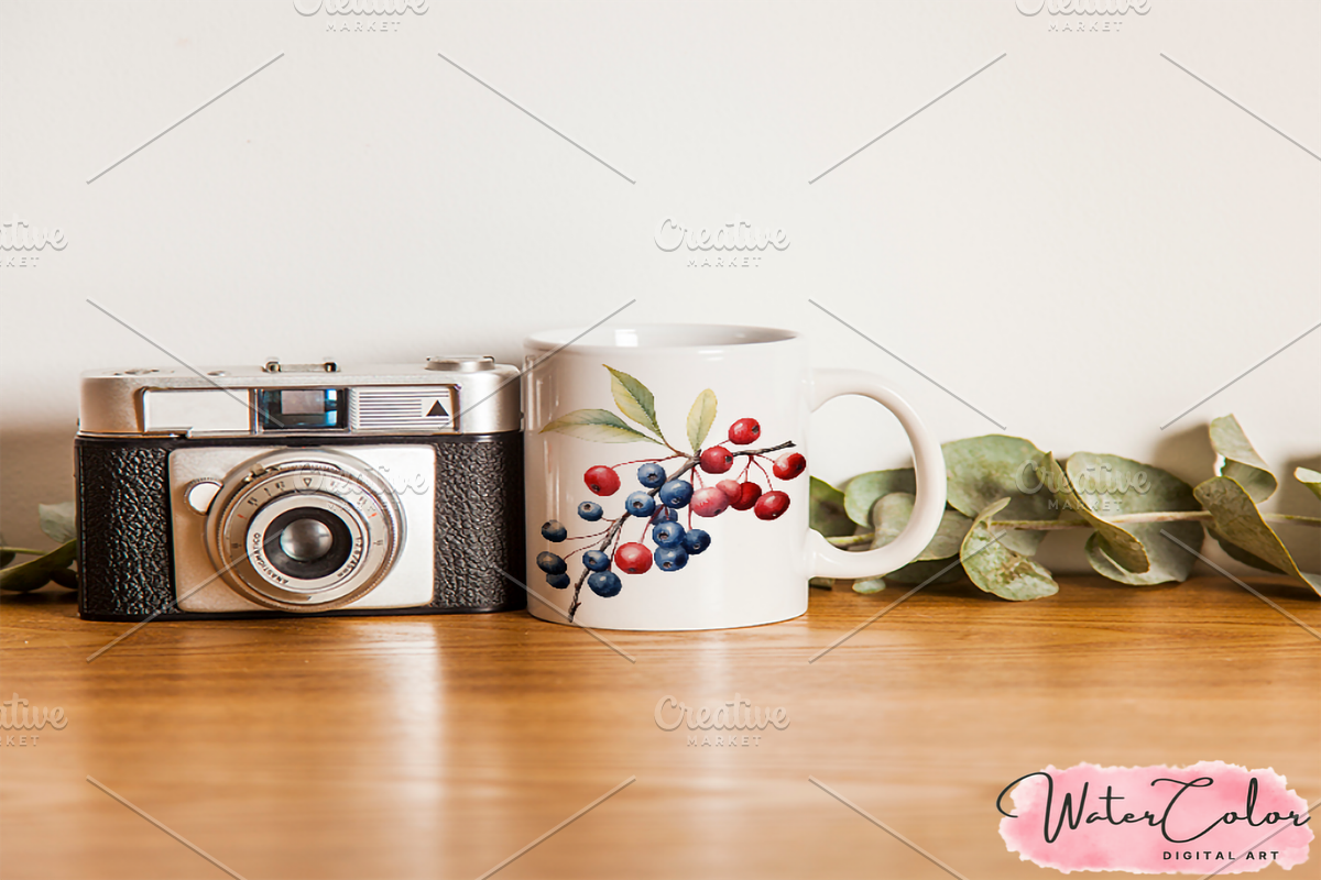 Sweet Fruits Collection Clipart, a Food Illustration by Watercolor Digital (Photo 5 of 8)