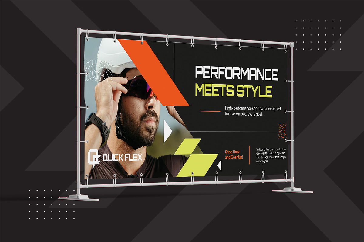 Quick Flex - Banner Landscape, a Print Template by StreaksideStd (Photo 3 of 3)