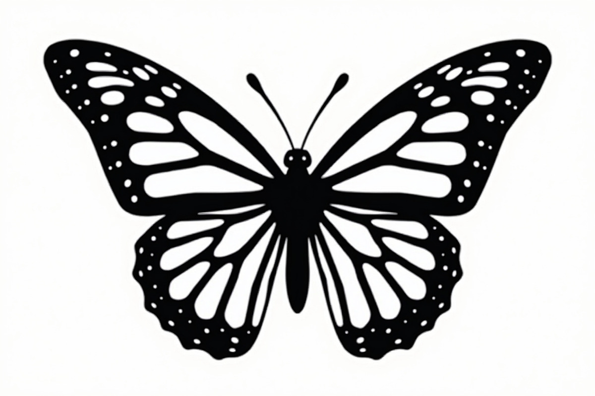 Delicate Butterfly Laser Cut Design, an Illustration by hafijul (Photo 3 of 13)