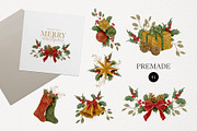 Christmas Watercolor Decorations, an Object Graphic by DesignerCandies (Thumbnail 4 of 5)