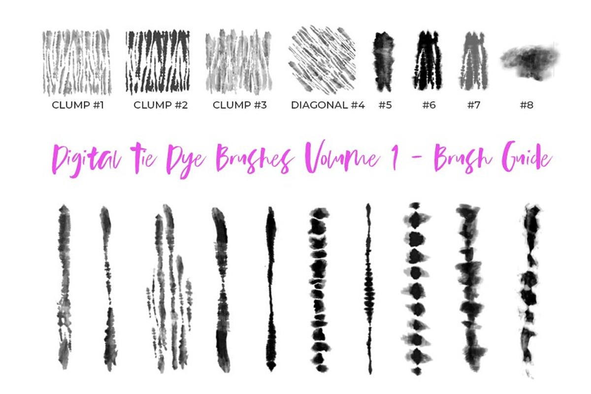 Ultimate Digital Tie-Dye 8 Products!, a Brush Add-On by The Gypsy Goddess (Photo 4 of 43)