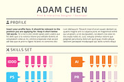 Infographic Resume, a Resume Template by Studio Chen (Thumbnail 3 of 5)