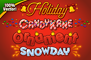 Christmas Graphic Styles & Logo Kit, a Layer Style Add-On by Vectricity Designs (Thumbnail 3 of 6)