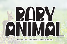 Baby Animal | Script Font
