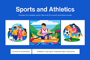 Bundle of Sports and Athletics Pack, a Sport Illustration by Creative Stall (Thumbnail 1 of 10)