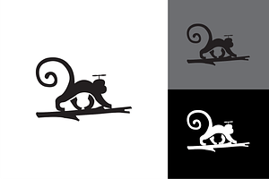 The monkey logo, a Branding & Logo Template by zaqilogo