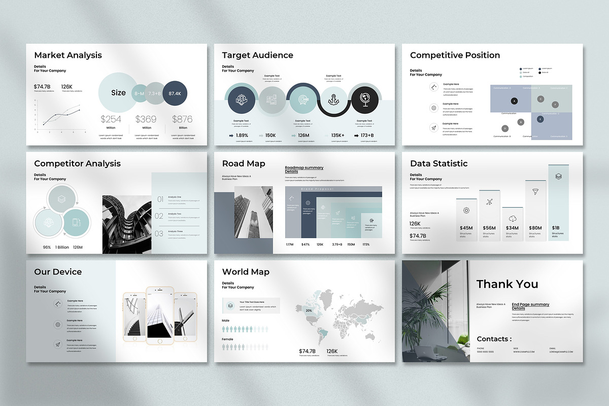 Brand Proposal Presentation Template, a Presentation Template by Slide-Agency (Photo 6 of 8)