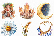 Virgo Season Clipart, an Illustration by Craft Nest (Thumbnail 5 of 6)