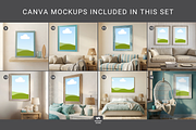 Coastal Beach House Wall Art Mockup, a Household Mockup by Mockup Scene (Thumbnail 4 of 11)
