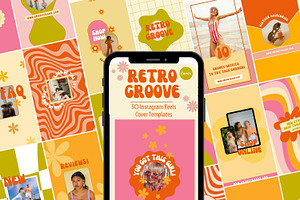 Retro Instagram Reel Cover Template, a Social Media Template by Hell Yeah Designs